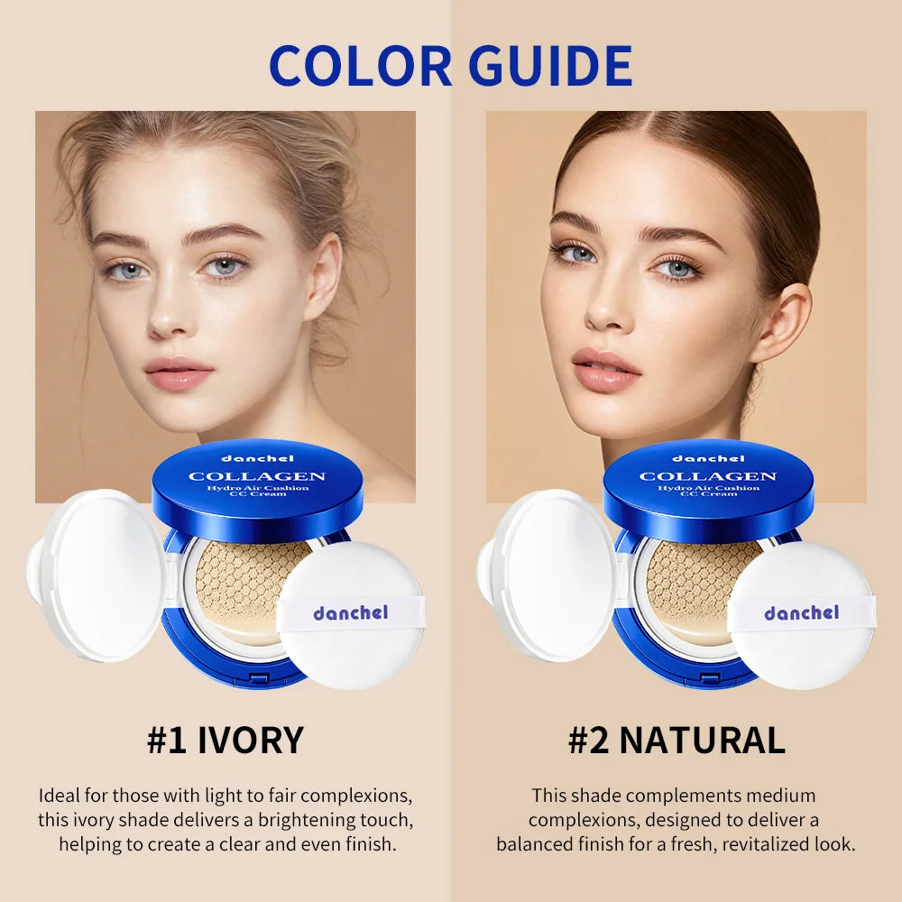 Collagen Air Cushion CC Cream Liquid Foundation Makeup - 4