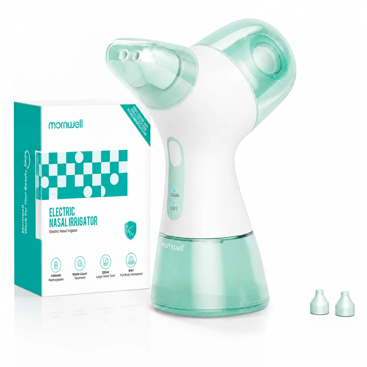 Mornwell Electric Nasal Irrigator Sinus Rinse Machine