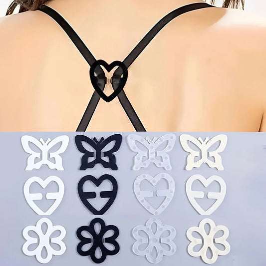 Anti-Slip Bra Strap Clips Racerback Converter and Concealer Set