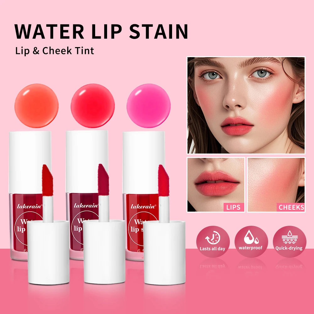 Lakerain 2 in 1 Water Lip Tint Stain and Liquid Blush