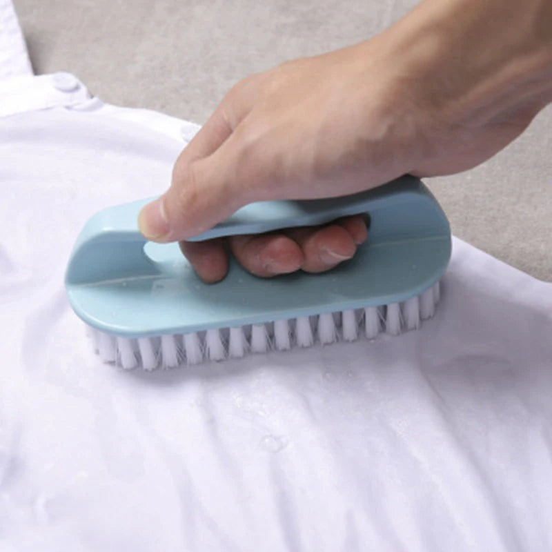 3 Piece Household Cleaning Brush Set Laundry and Shoe Scrubber - 3