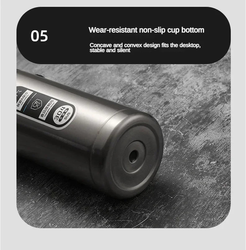 SoftAura Smart Thermos Bottle LED Temperature Display Vacuum Flask 500ml - 22