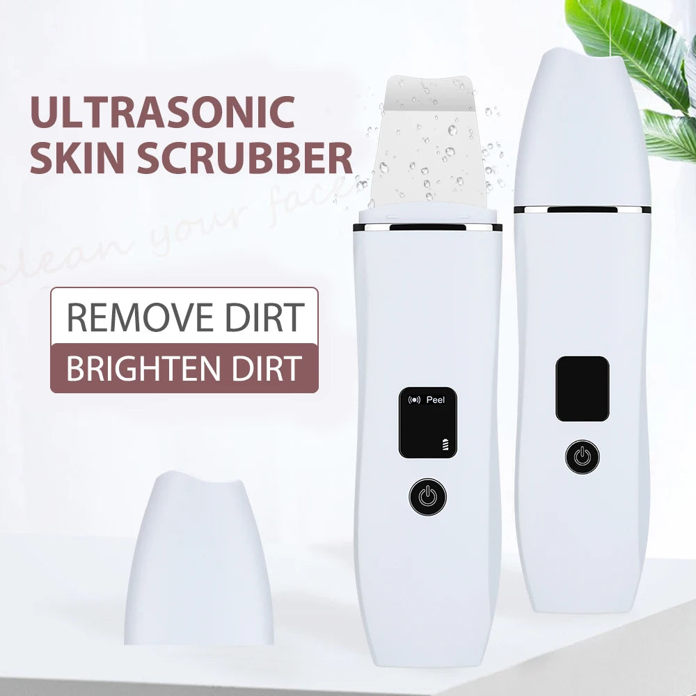 Ultrasonic Skin Scrubber Facial Pore Cleaner and Lifting Machine - 8