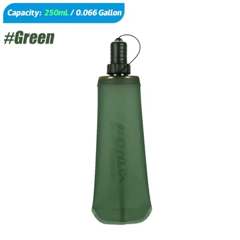 Foldable Soft Flask Water Bottle TPU Hydration Pack for Running Hiking - 20