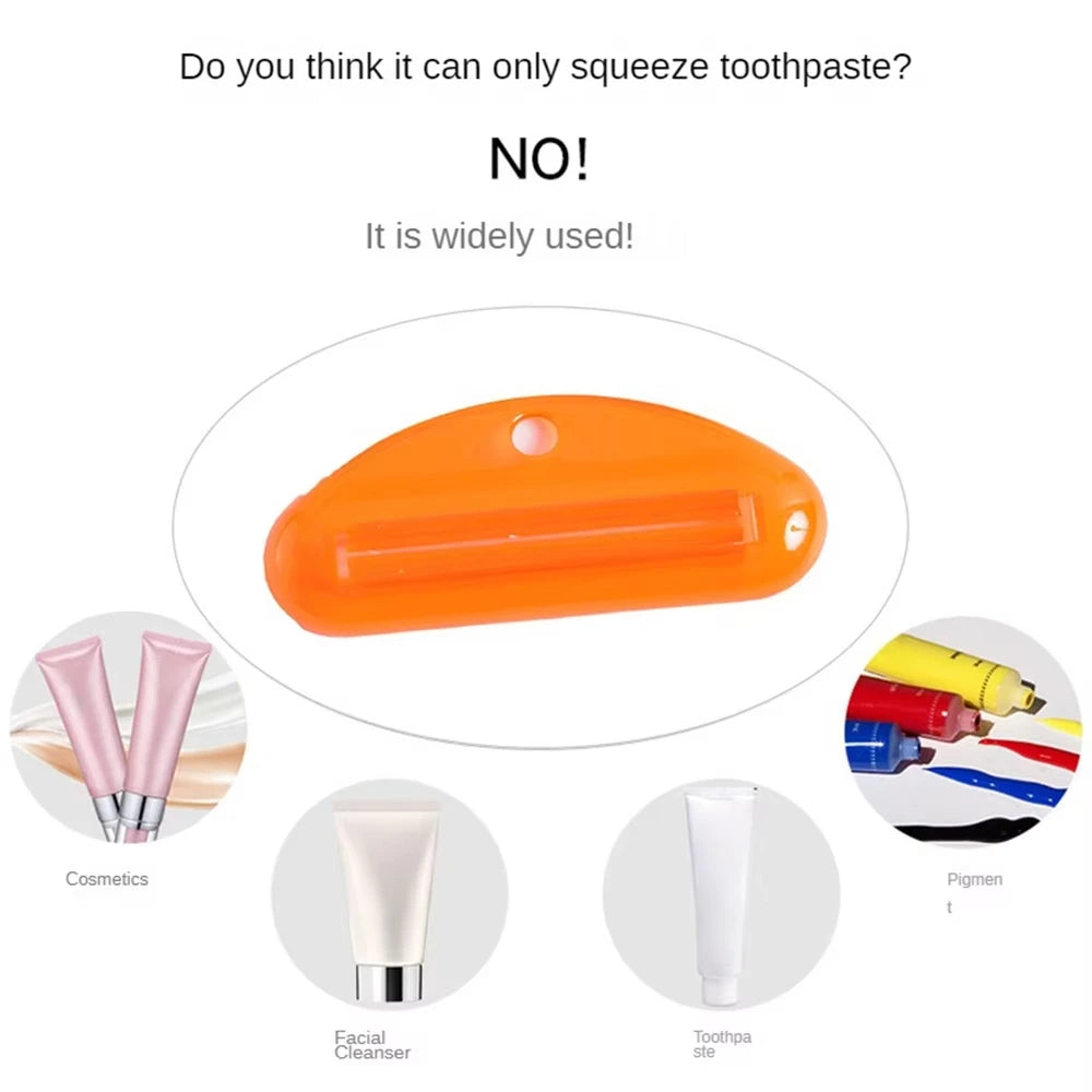 Manual Toothpaste Dispenser Tube Squeezer Bathroom Extruder Tool - 4