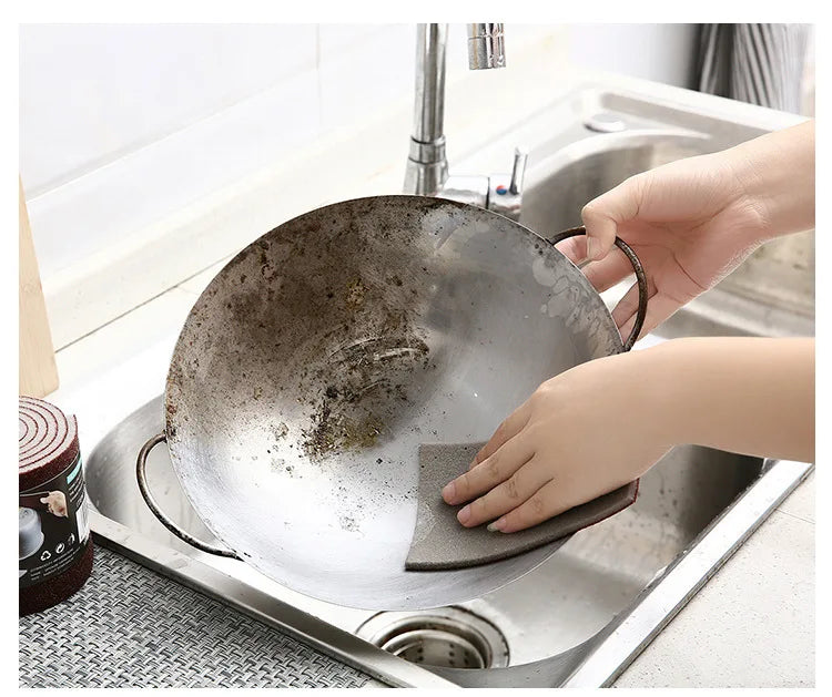 Emery Sponge Roll Magic Cleaning Eraser for Rust Removal and Kitchen Scrub - 8