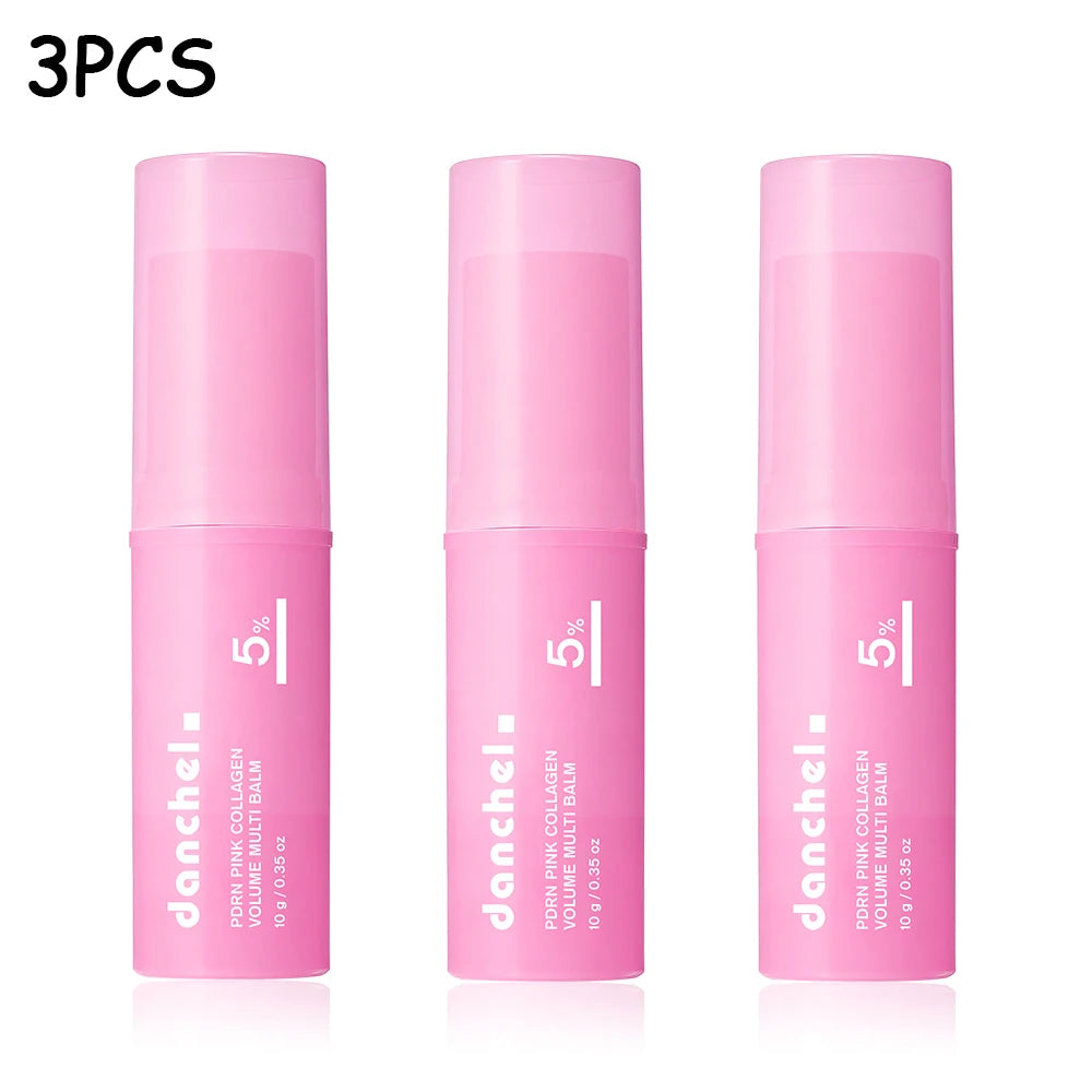 Pink Collagen Multi Balm Stick Hydrating Glow Skincare - 22