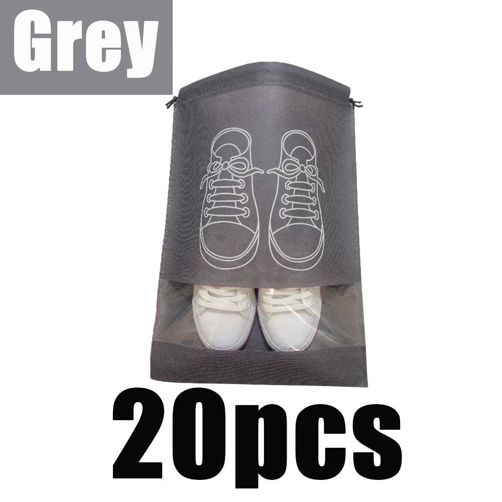 Portable Shoe Storage Bags Waterproof Travel Organizer Pouches - 19