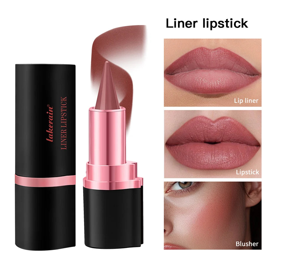 Gradient Lip Liner Lipstick Waterproof Matte Makeup