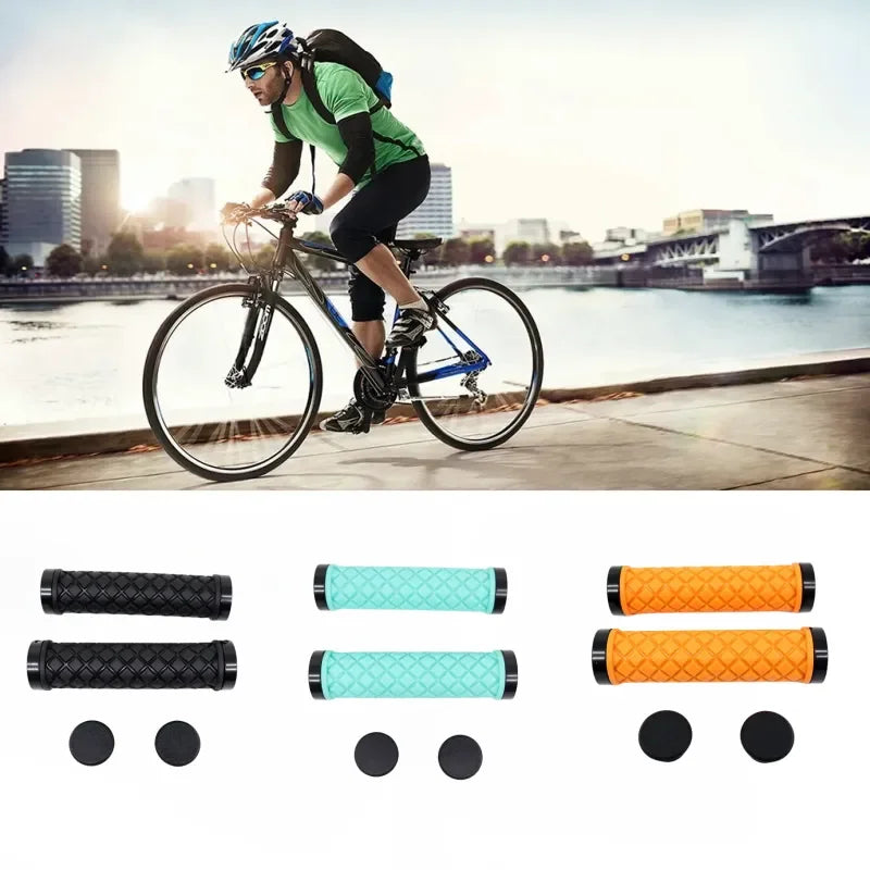 Anti-Slip MTB Bicycle Handlebar Grips Mountain Bike Rubber Hand Grips - 1