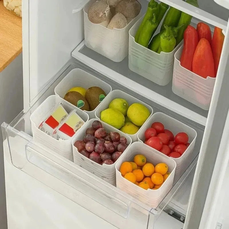 Fridge Side Door Storage Bins Kitchen Food Organizer Containers Set - 11