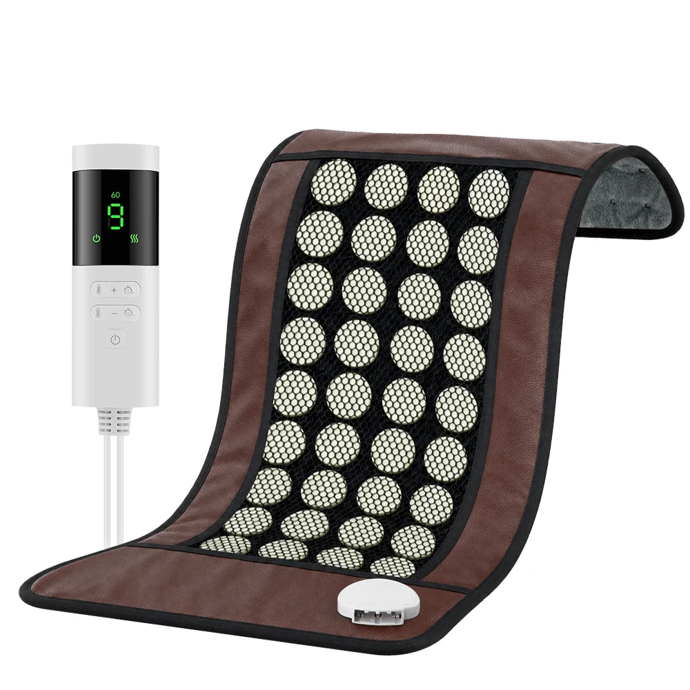 Natural Jade Stone Heating Pad Hot Compress Timing Mat