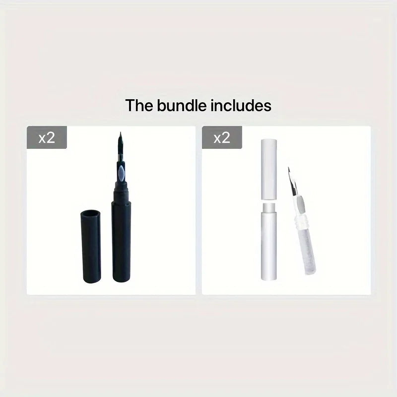 Bluetooth Earbuds Cleaning Pen Multipurpose Earphone Case Dust Brush - 17