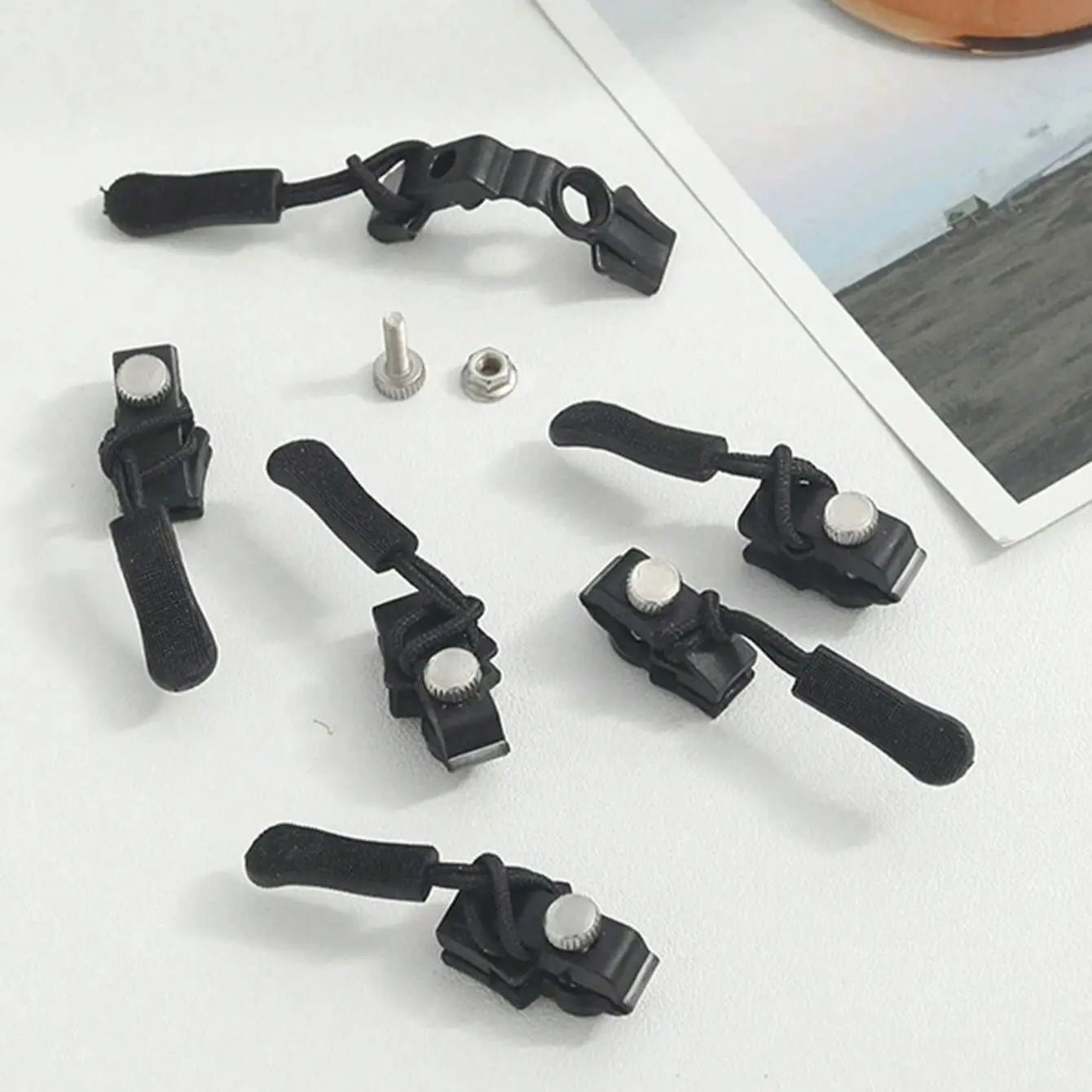 Universal Zipper Repair Kit Detachable Zipper Head Slider Replacement - 9