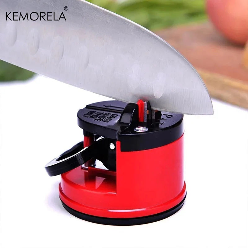 Kemorela Suction Cup Knife Sharpener Secure Kitchen Blade Honing Tool