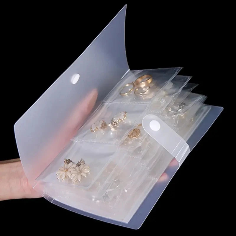 Jewelry Storage Book Anti-Oxidation Clear Display Album for Earrings
