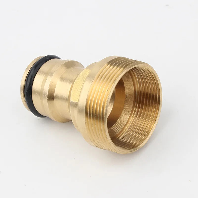 Universal Brass Faucet Adapter Connector for Garden Hose and Mixer Tap - 10