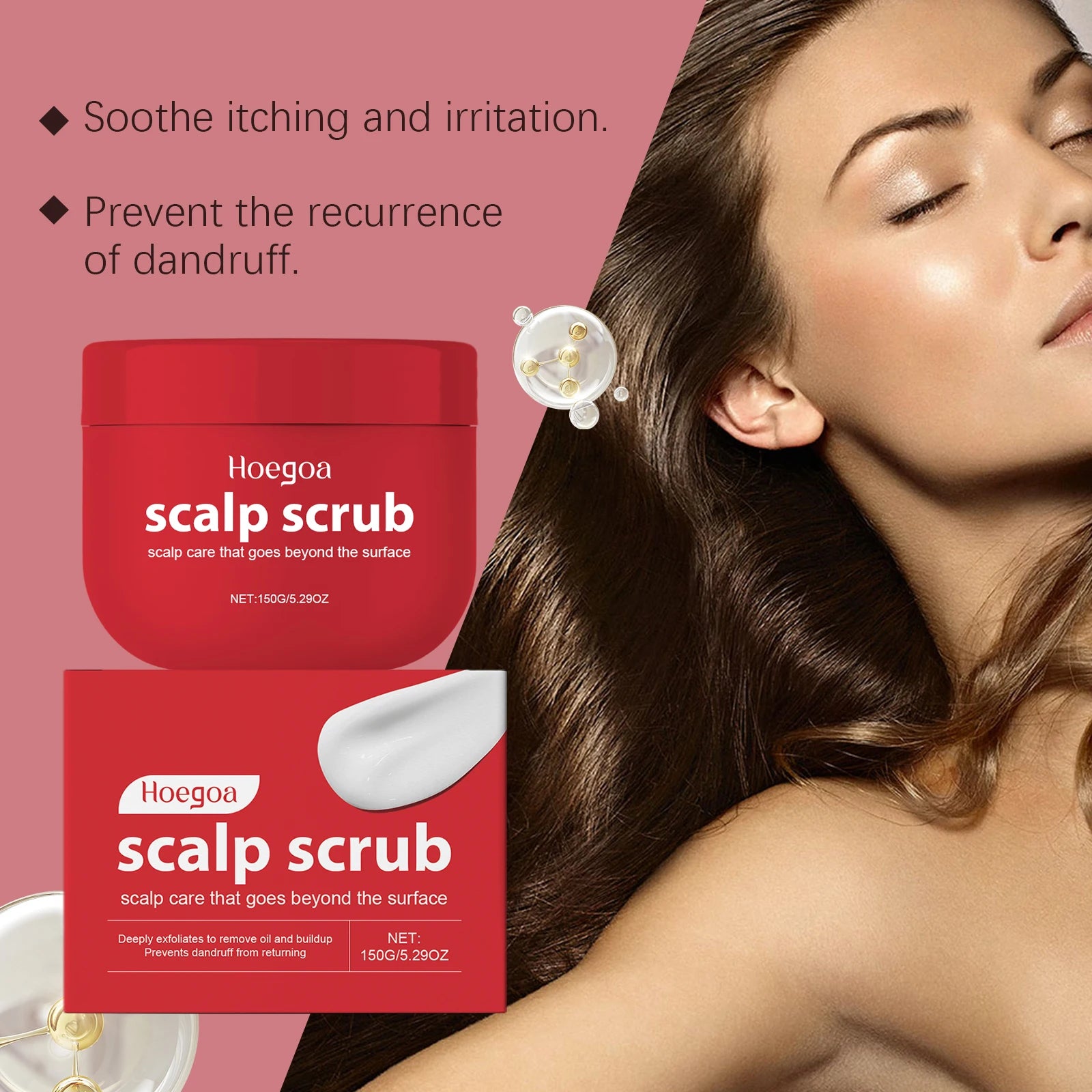 Scalp Scrub Deep Cleansing Exfoliator Dandruff Relief Hair Care - 11
