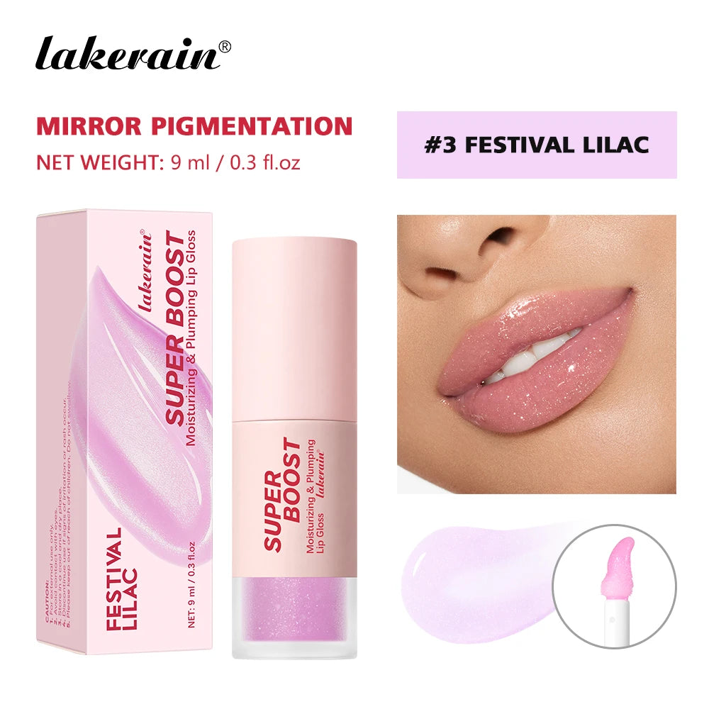 Lakerain Plumping Lip Gloss Hydrating Mirror Shine Lip Gloss - 21
