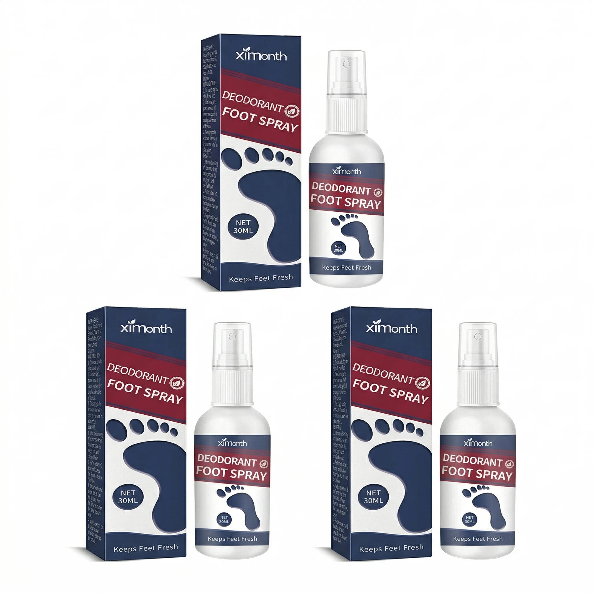 Ximonth Foot Deodorant Spray Odor Removal & Care - 11