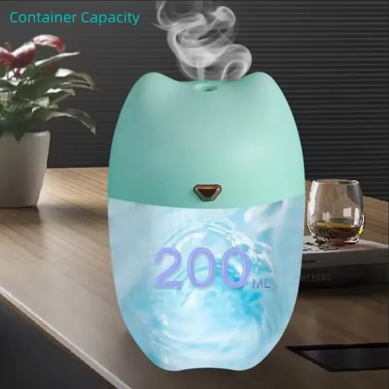Portable Mini USB Humidifier Cute Desktop Mist Diffuser for Car Office - 2