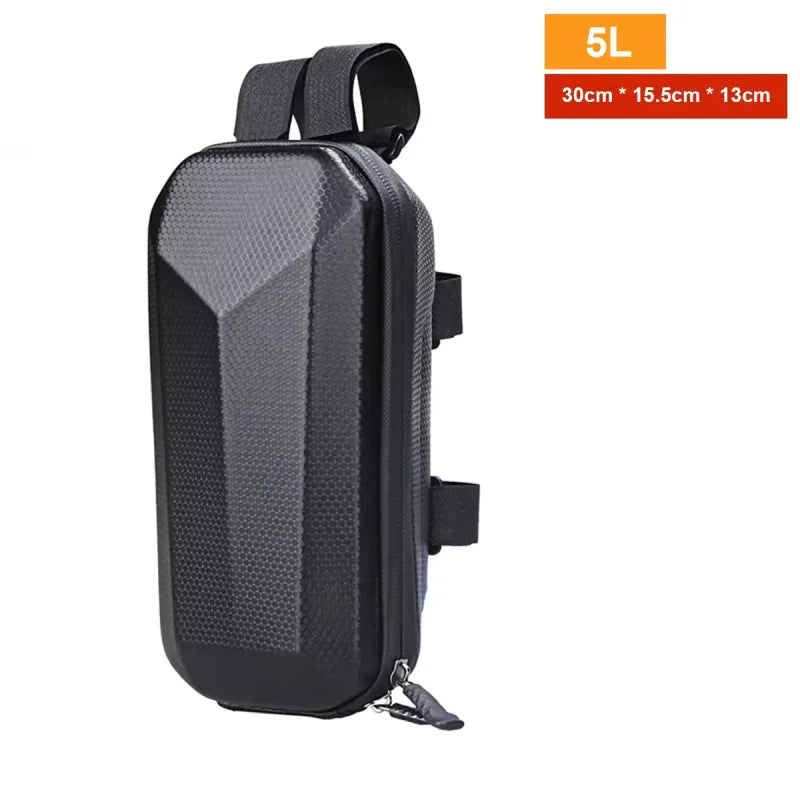 Electric Scooter Storage Bag Waterproof Hard Shell Front Hanging Case - 7