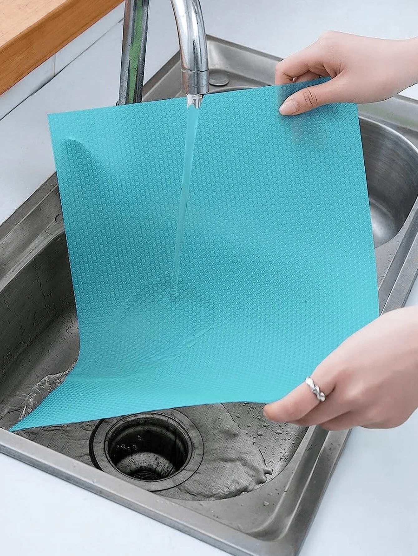 4 Pack Refrigerator Shelf Liners Washable Waterproof Fridge Mats - 3
