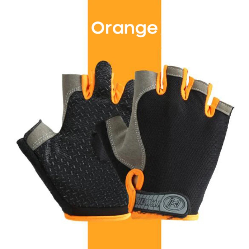 Breathable Half Finger Cycling Gloves Anti Slip Sports Mittens - 12