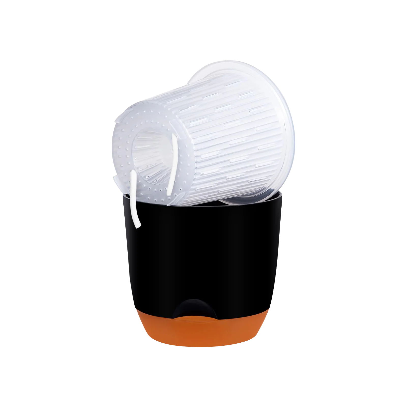 YOCITY Self Watering Orchid Pot Clear Inner Planter with Drainage Holes - 16