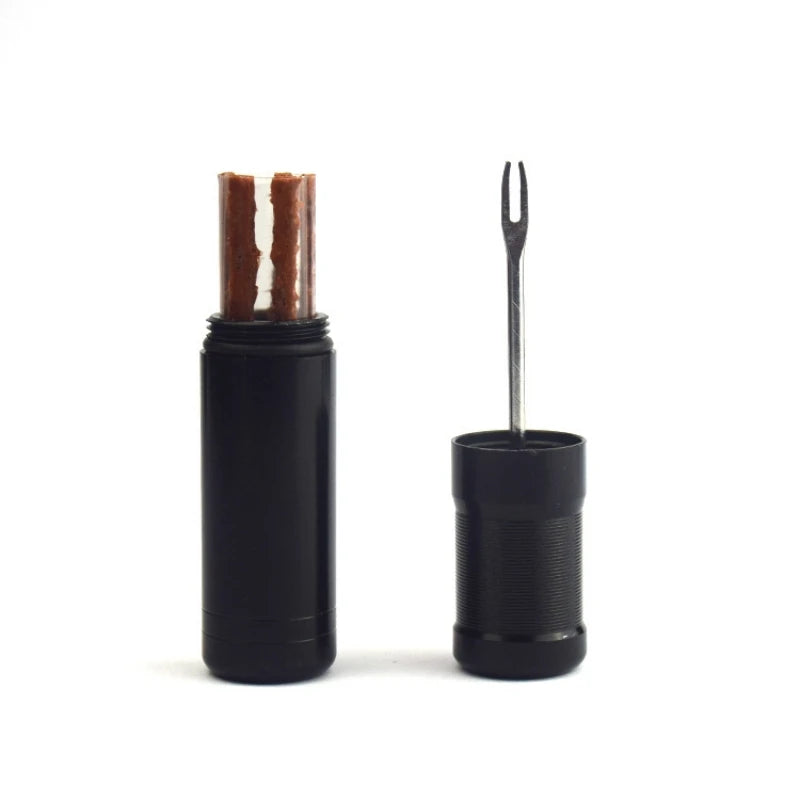 Portable Bike Tubeless Tire Repair Kit Emergency Plug Tool Set