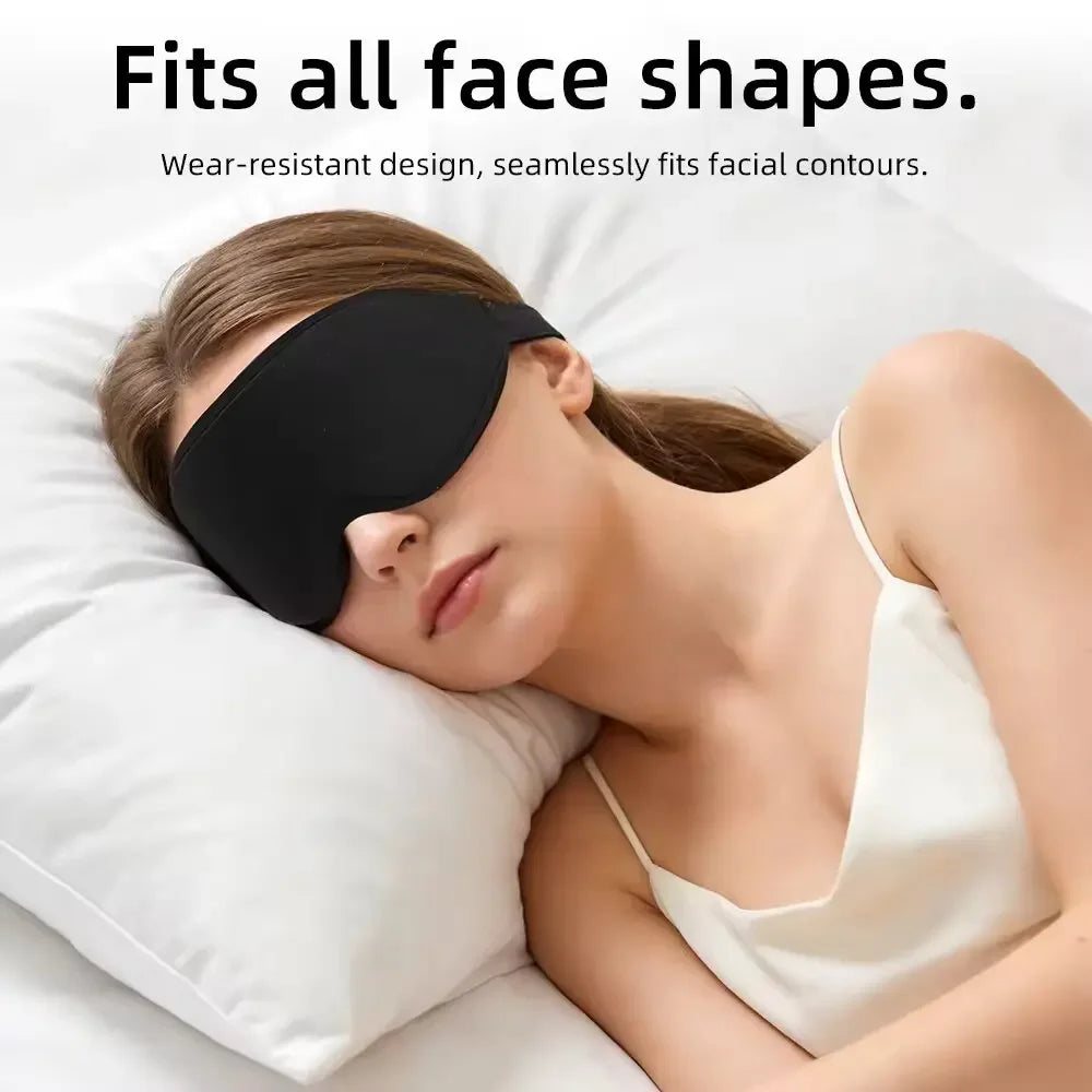 3D Sleep Mask Memory Foam Blindfold Eyeshade