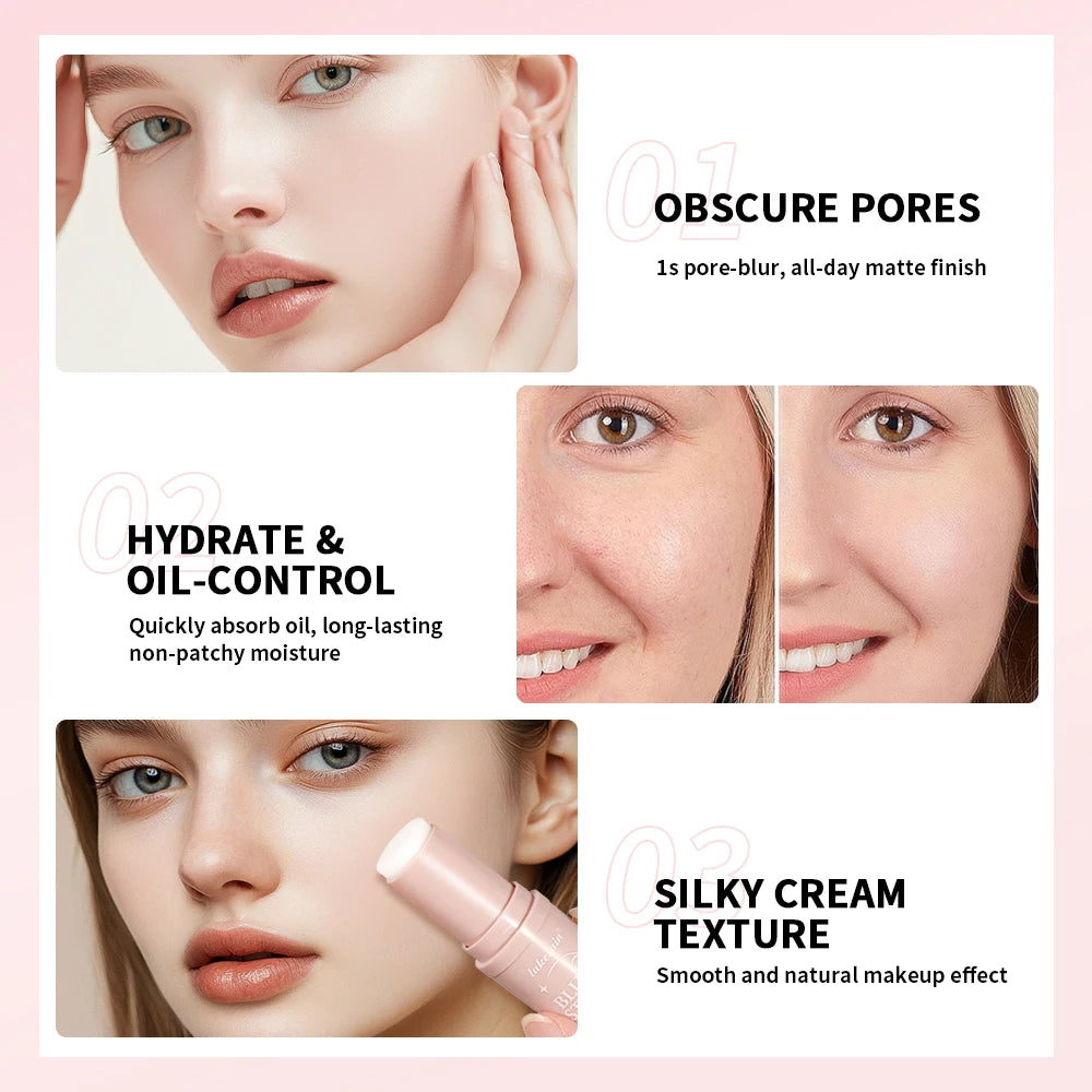 Blur Stick Invisible Pore Primer Matte Face Primer Makeup Base - 4
