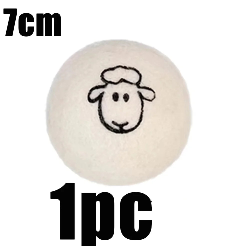 Reusable Wool Dryer Balls Laundry Softener and Quick Dry Laundry Tool - 11