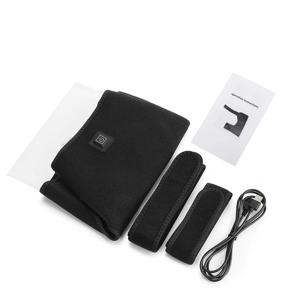 USB Red Light Heating Hip Brace Support Wrap - 17