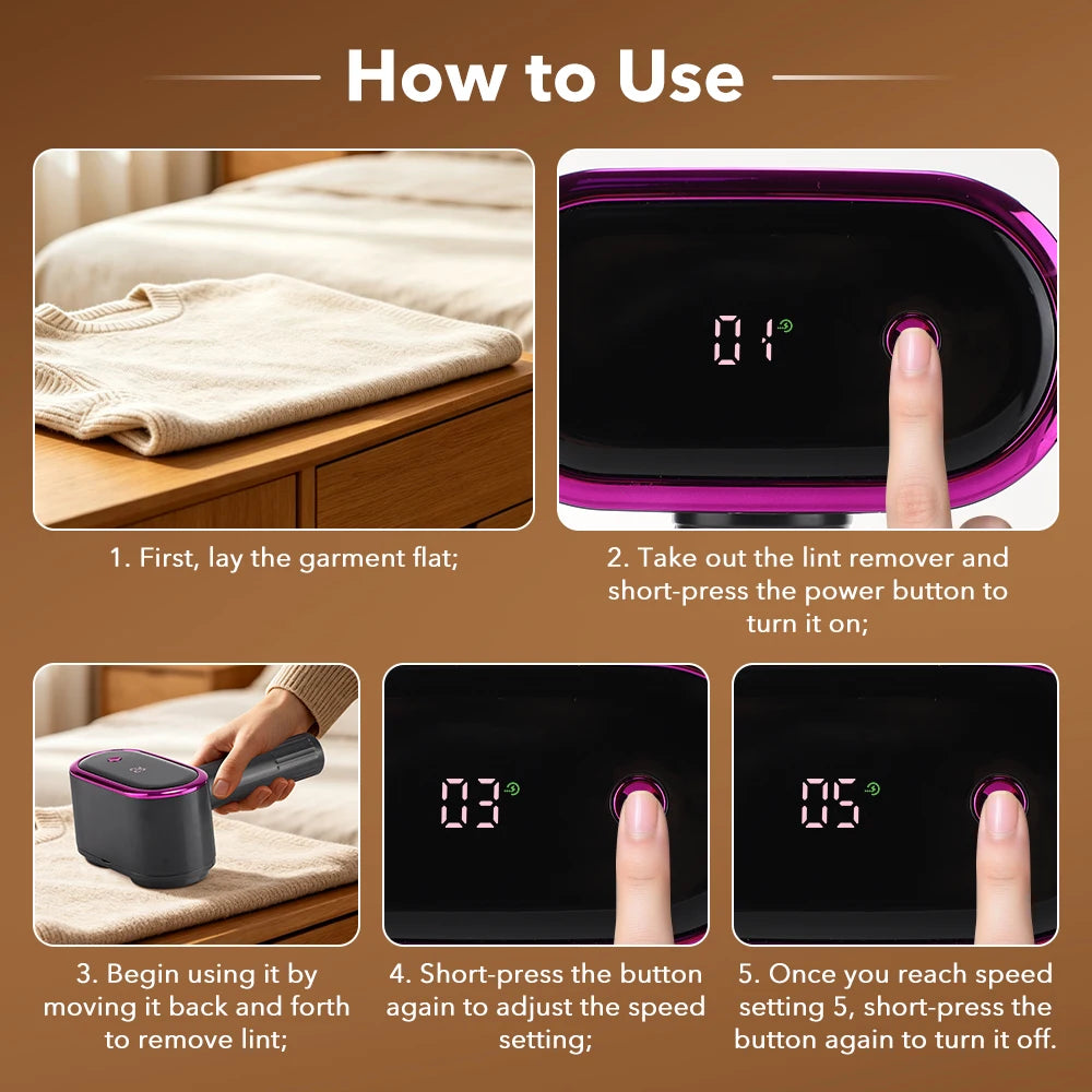 Electric Fabric Shaver and Lint Remover Defuzzer - 14