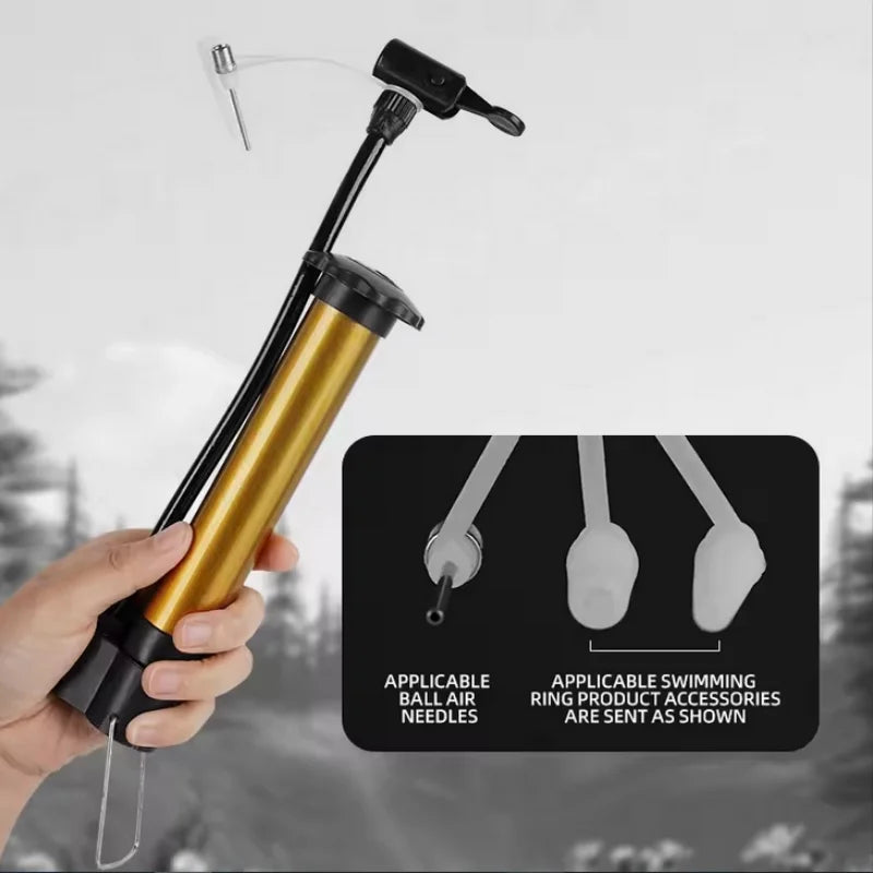 Portable Sports Ball Pump Handheld Air Inflator for Balls and Inflatables