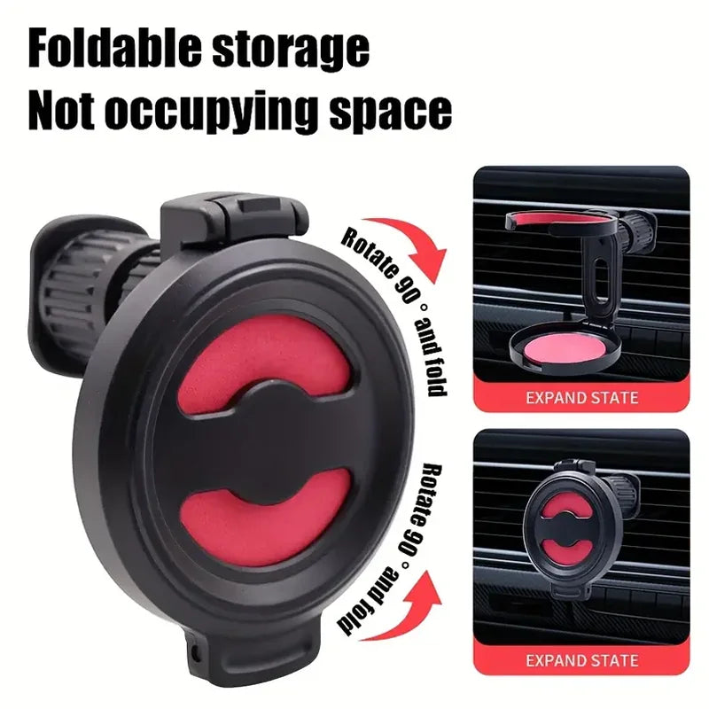 Foldable Car Cup Holder Air Vent Drink Mount Beverage Stand