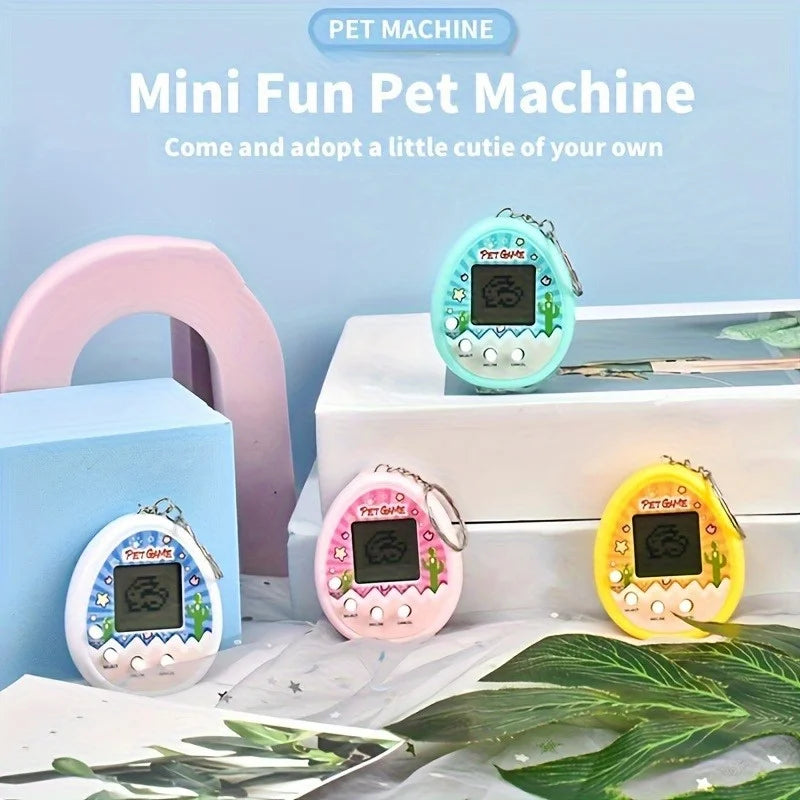 Electronic Virtual Pet Game Keychain Nostalgic Digital Animal Toy