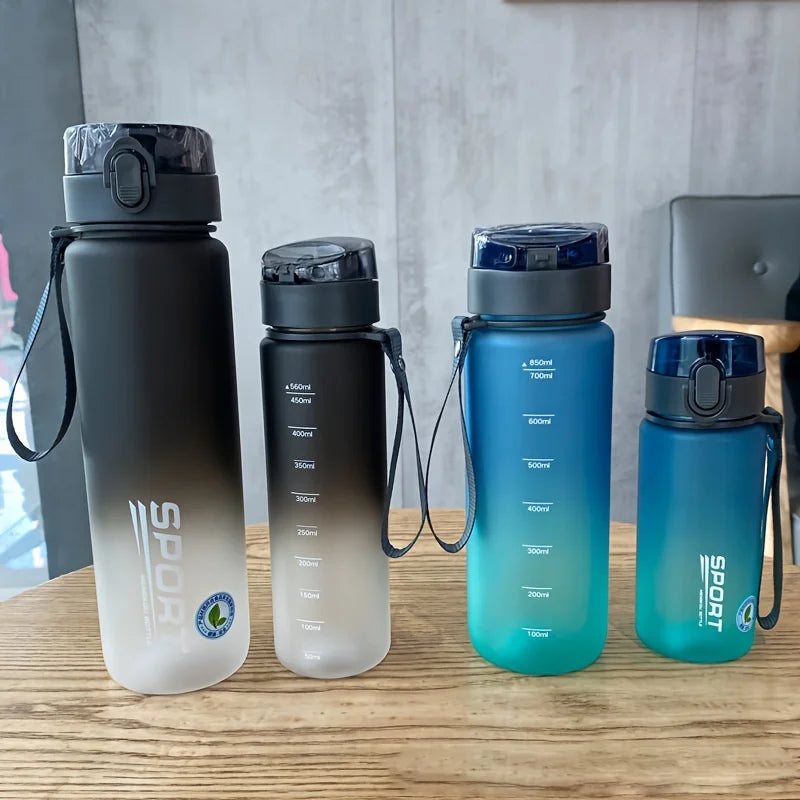 BPA Free Leak Proof Sports Water Bottle Portable Fitness Gym Jug - 21