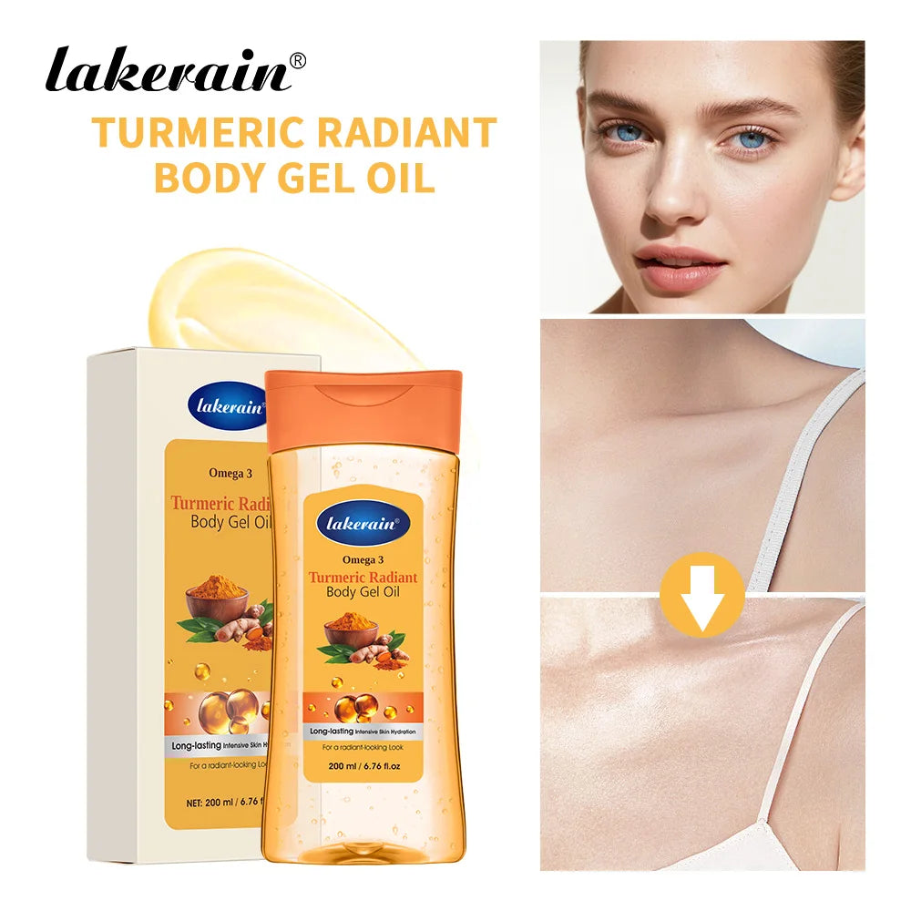 Vitamin C Turmeric Radiant Body Gel Oil Moisturizing Skincare - 3