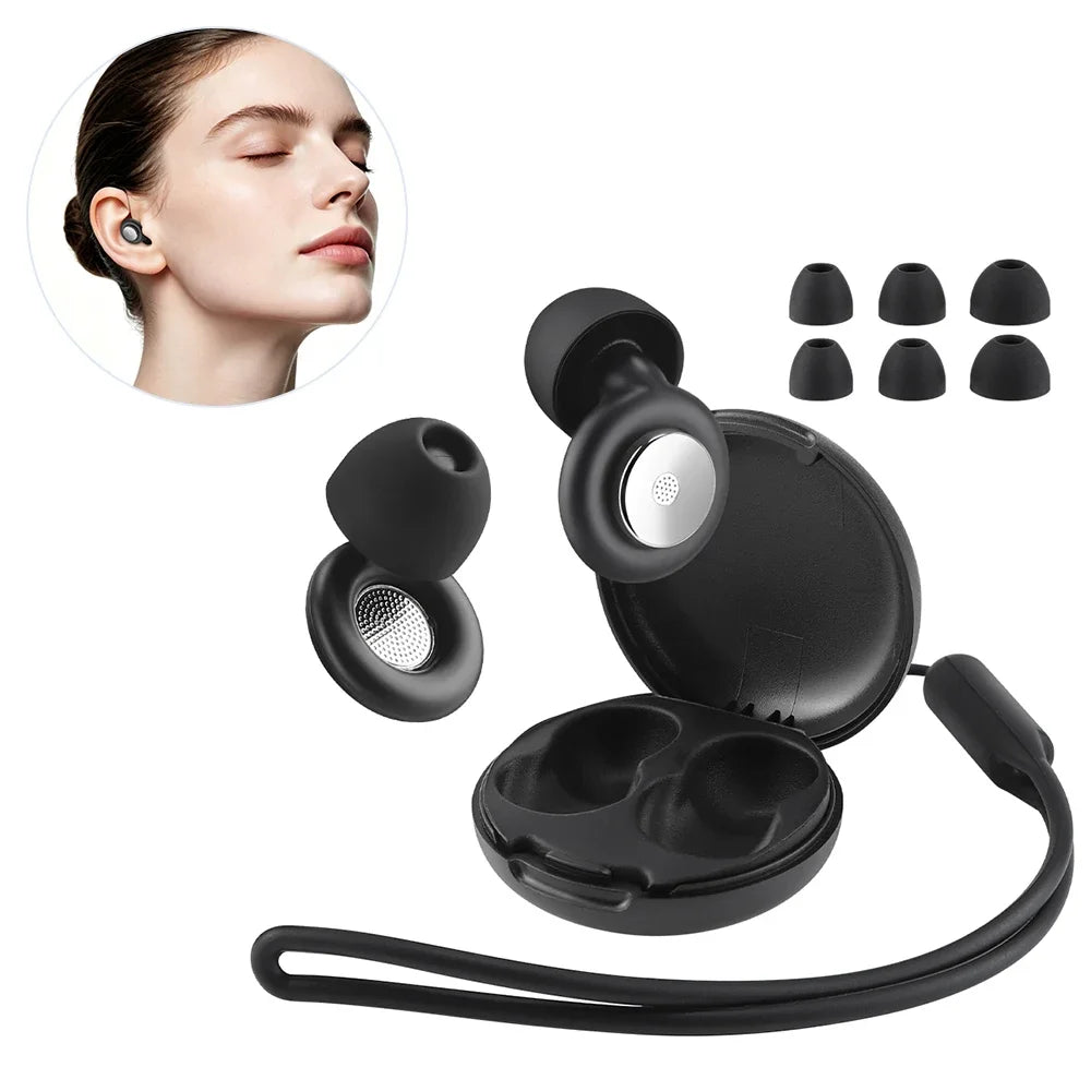 Noise-Canceling Sleep Earplugs Reusable Silicone Ear Plugs - 1