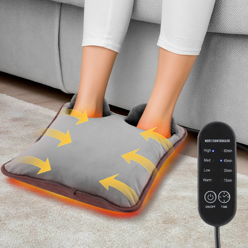 Electric Foot Warmer Heated Pad Winter Foot Heating Device - 7