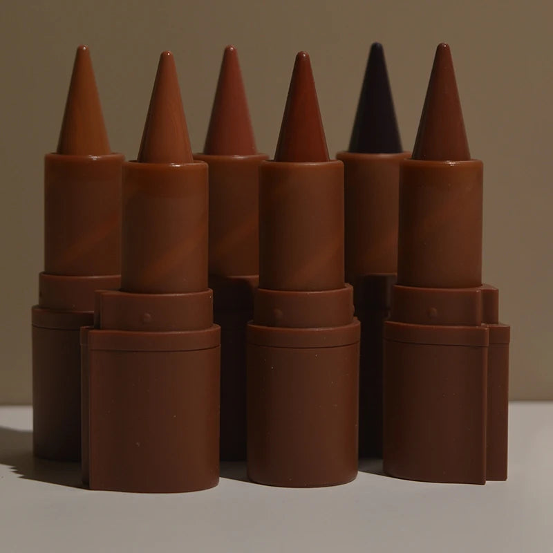 Tapered Gradient Velvet Matte Lip Liner & Contouring Tint Crayon - 2