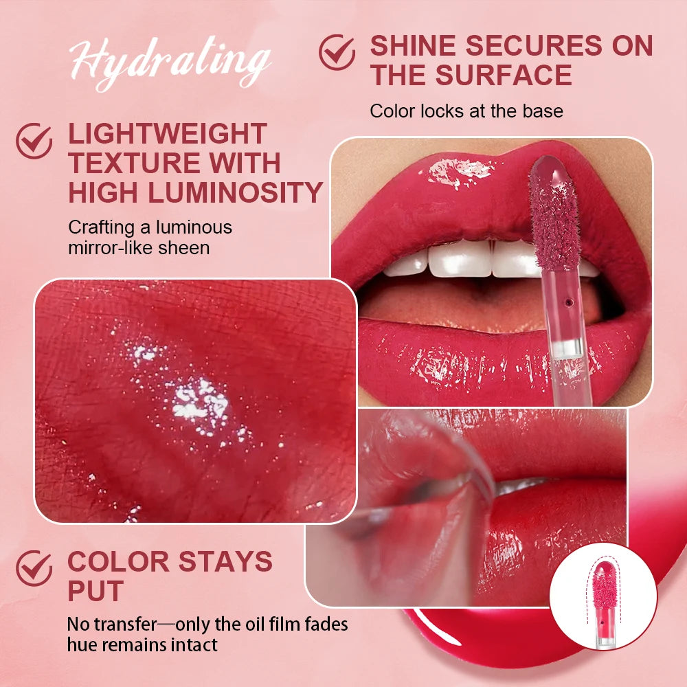 Lakerain Mirror Lip Glow Tint Juicy Gloss Lip Stain