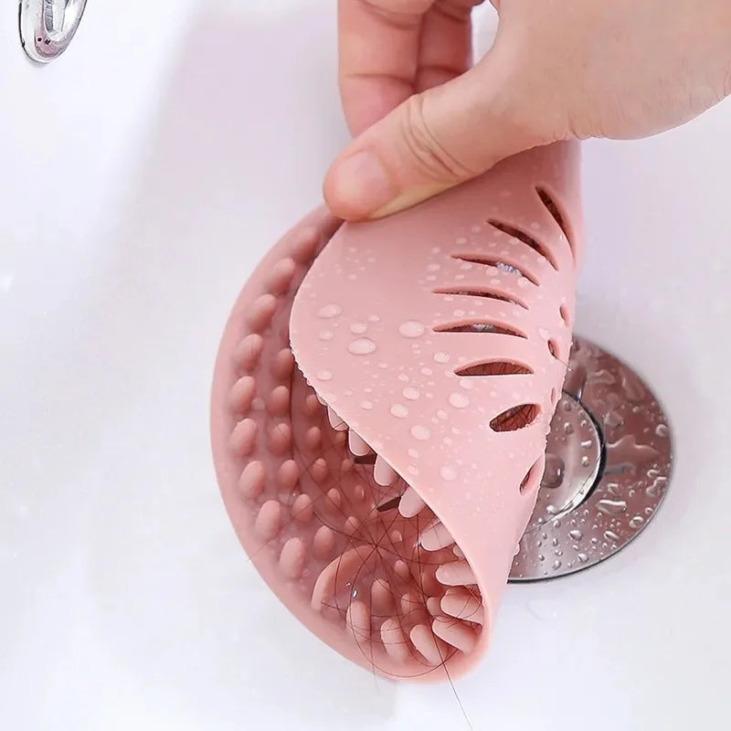 Silicone Sink Strainer Hair Catcher Drain Protector for Shower Bathtub - 13