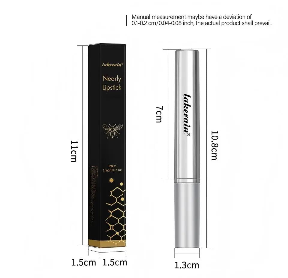 Lakerain Moisturizing Natural Lip Plumper Lipstick Gloss - 16