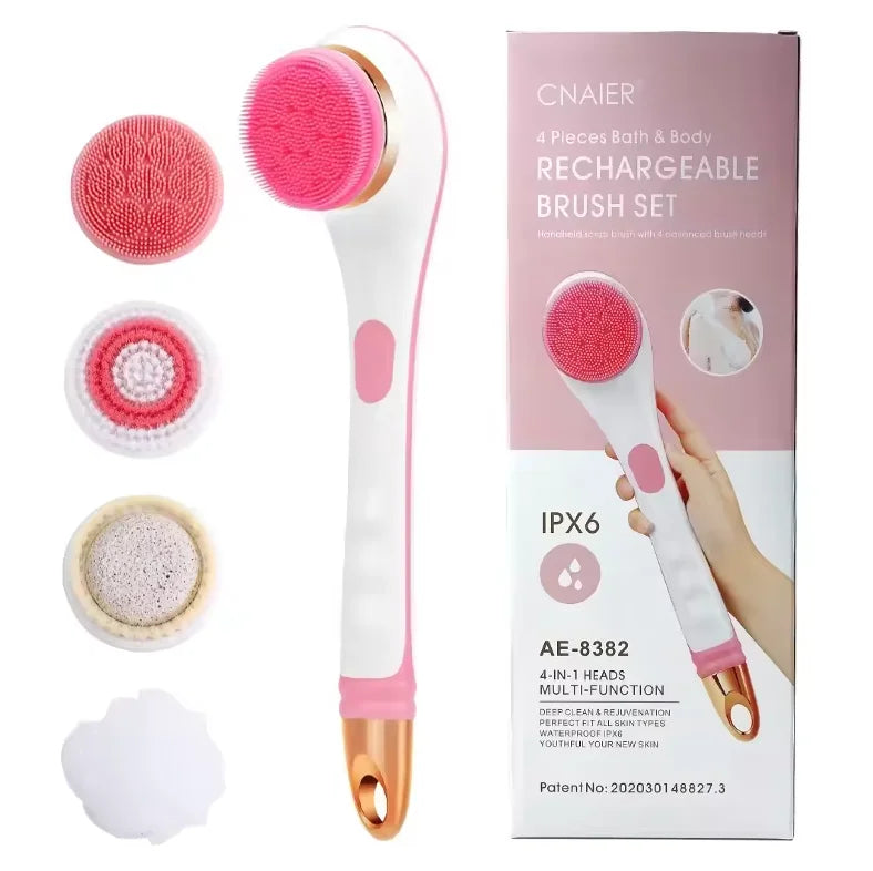 Electric Back Scrubber Rotating Shower Body Brush - 9
