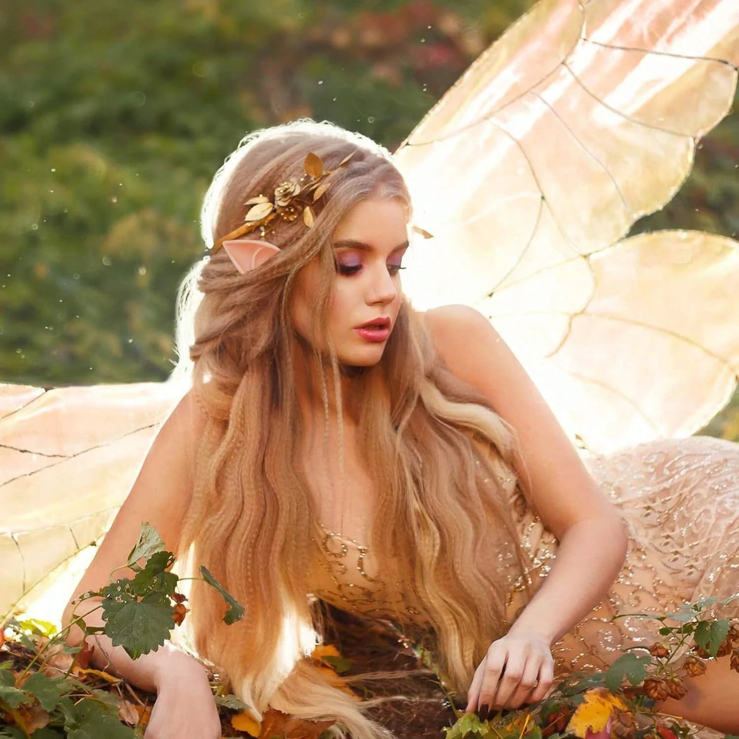 Elf Ears Cosplay Costume Accessories Fairy Angel Party Props 1 10 Pairs - 5