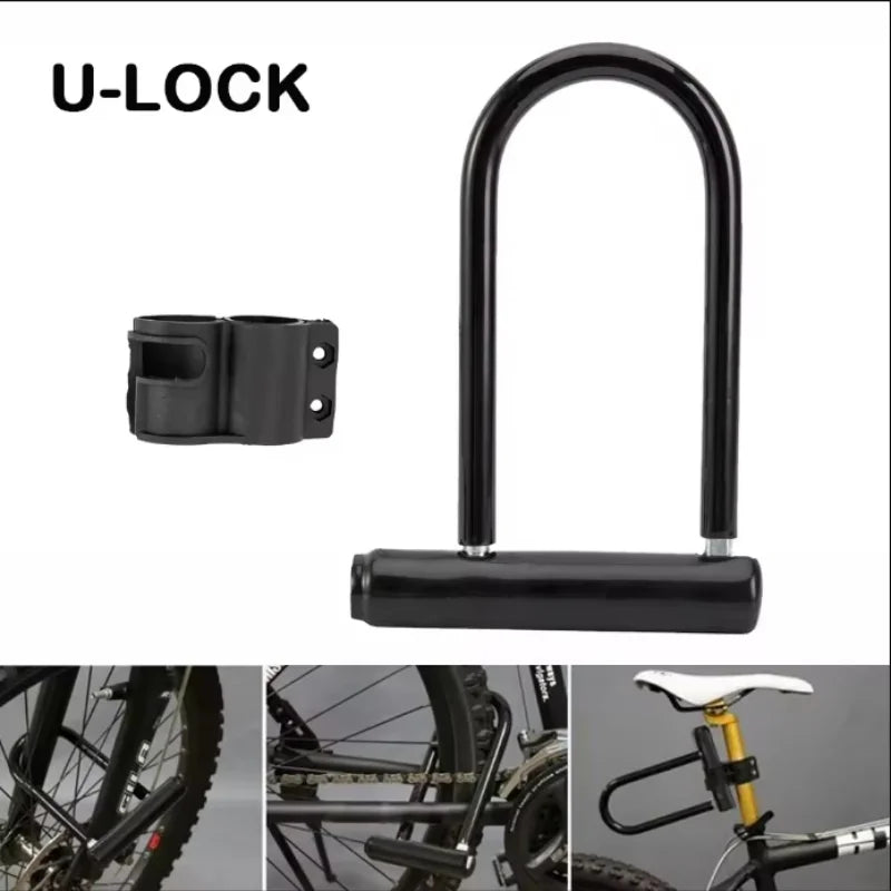 Heavy Duty Bicycle U Lock Anti Theft Security Lock for Bike and Scooter