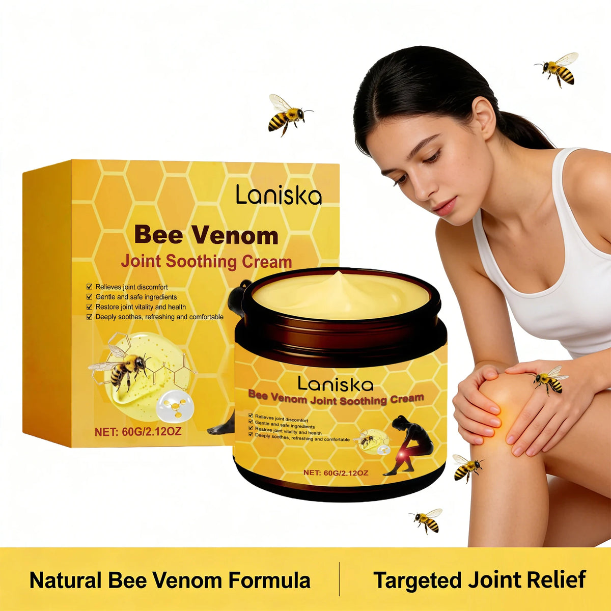 Bee Venom Joint Soothing Cream Body Care Massage Cream